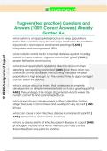 Trugreen &lpar;test practice&rpar; Questions and  Answers &lpar;100&percnt; Correct Answers&rpar; Already  Graded A&plus; 