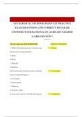 AST SURGICAL TECHNOLOGIST CST PRACTICE EXAM QUESTIONS AND CORRECT DETAILED ANSWERS WITH RATIONALES &vert;ALREADY GRADED A&plus;&vert;&vert;BRAND NEW&excl;&excl;