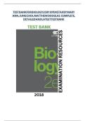 TEST BANK &lbrack;concepts of Biology Openstax 2nd Edition&rsqb; Verified questions and answers