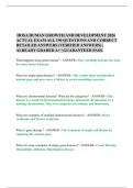 HOSA HUMAN GROWTH AND DEVELOPMENT 2026 ACTUAL EXAM ALL 190 QUESTIONS AND CORRECT DETAILED ANSWERS &lpar;VERIFIED ANSWERS&rpar; &vert; ALREADY GRADED A&plus; &vert; GUARANTEED PASS&period;