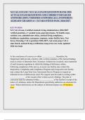 NJ CALA EXAM &sol; NJ CALA EXAM QUESTION BANK 2026 ACTUAL EXAM QUESTIONS AND CORRECT DETAILED ANSWERS &lpar;100&percnt; VERIFIED ANSWERS&rpar; ALL ANSWERED &vert; ALREADY GRADED A&plus; &vert; GUARANTEED PASS&comma; 2026&sol;2027&period;
