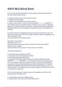 ASCP MLS Blood Bank Questions with correct Answers &lpar;A&plus; GRADED 100&percnt; VERIFIED&rpar;&vert; 2025&sol;2026