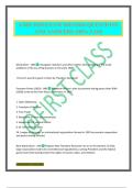 AMH 2020 EXAM 2025&sol;2026 QUESTIONS AND ANSWERS 100&percnt; PASS