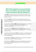 WGU D076 Objective Assessment Final  Exam 2 Questions and Answers &lpar;100&percnt;  Correct Answers&rpar; Already Graded A&plus; 