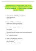 Sara Michelle's Crash Course Test STUDY  GUIDE 2026 COMPLETE QUESTIONS WITH CORRECT  DETAILED ANSWERS &vert;&vert; 100&percnt; GUARANTEED PASS  <RECENT VERSION> 