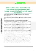 WGU D169 OA FINAL Material Newest  2025&sol;2026 Complete Questions And  Correct Answers &lpar;Verified Answers&rpar;&vert;Brand  New Version&excl;