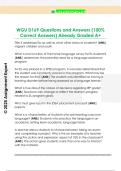 WGU D169 Questions and Answers &lpar;100&percnt;  Correct Answers&rpar; Already Graded A&plus;