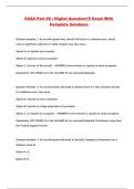 EASA Part 66 &colon; Digital Question15 Exam With Complete Solutions 