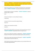 BSN 206 - SHERPATH - COMMUNICATION IN NURSING QUESTIONS AND CORRECT VERIFIED ANSWERS UPDATED 2025&sol;2026 A COMPLETE SOLUTION BEST RATED A&plus; FOR SUCCESS