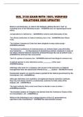BUL 3130 EXAM WITH 100&percnt; VERIFIED SOLUTIONS 2026 UPDATE&excl;&excl;