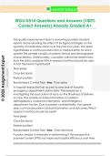 WGU D514 Questions and Answers &lpar;100&percnt;  Correct Answers&rpar; Already Graded A&plus; 
