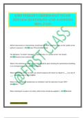 EMT FISDAP CARDIOLOGY EXAM 2025&sol;2026 QUESTIONS AND ANSWERS 100&percnt; PASS
