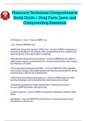 Pharmacy Technician Comprehensive Study Guide &ndash; Drug Facts&comma; Laws&comma; and Compounding Essentials&period;