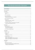 Grondige samenvatting psychodynamische therapie