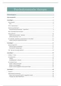 Grondige samenvatting psychodynamische therapie