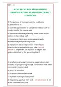 ACHE FACHE BOG MANAGEMENT UPDATED ACTUAL EXAM WITH CORRECT SOLUTIONS&period;