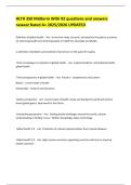 HLTH 350 Midterm With 92 questions and answers newest Rated A&plus; 2025&sol;2026 UPDATED