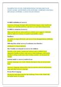 WASHINGTON STATE CERTIFIED PEER COUNSELOR EXAM  STUDY GUIDE &vert; QUESTIONS AND ANSWERS &vert; VERIFIED AND WELL  DETAILED ANSWERS &vert; LATEST EXAM UPDATE 