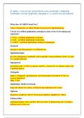 JCAHPO - COA EXAM &vert; QUESTIONS AND ANSWERS &vert; VERIFIED  ANSWERS &vert; EXAM ALREADY GRADED A&plus; &vert; LATEST EXAM UPDATE 