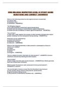 CWB WELDING INSPECTOR LEVEL III STUDY GUIDE QUESTIONS AND CORRECT ANSWERS&excl;&excl;