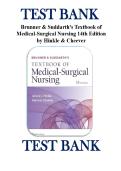 Test Bank - Brunner & Suddarth's Textbook of Medical-Surgical Nursing 14th Edition by Hinkle & Cheever chapter 1 -73 New Update 2026