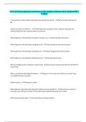 AVIT 323 Exam Questions and answers with complete solutions Latest Updated 2025 &vert; 