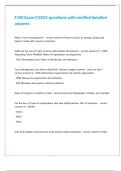 F100 Exam CGSOC questions with verified detailed answers