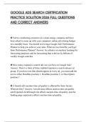 GOOGLE ADS SEARCH CERTIFICATION PRACTICE SOLUTION 2026 FULL QUESTIONS AND CORRECT ANSWERS