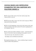 GOOGLE SEARCH ADS CERTIFICATION EXAMINATION TEST 2026 QUESTIONS WITH SOLUTIONS GRADED A&plus;