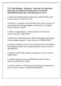 TCC Microbiology - Muchovej - Quiz and Test Questions &lpar;all of the test and quiz questions&sol;answers from the MCB2004 Fall 2025 class with Muchovej at TCC&rpar;