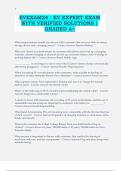EVEXAM24 - EV EXPERT EXAM  WITH VERIFIED SOLUTIONS &vert;  GRADED A&plus; 