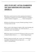 GRCC PS 201 UNIT 1 ACTUAL EXAMINATION TEST 2026 QUESTIONS WITH SOLUTIONS GRADED A&plus;