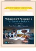Management Accounting for Decision Makers&comma; 11th Edition &lpar;Peter Atrill & Eddie McLaney&rpar; &ndash; Complete Solution Manual &lpar;Chapters 1&ndash;12&rpar;