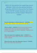 PHTLS Pre-Test and Post Test Actual Exam Newest  2025-2026 &sol; PHTLS Pre-Test and Post Test Exam  Preparation &sol;PHTLS Pre-Test and Post Test Practice  Exam With 500 Complete Questions And Correct  Detailed Answers &vert;Already Graded A&plus;&vert;Brand New  Version&excl;&excl;