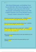 BDA Dental Radiography And Radiology Exam  Newest 2025-2026 &sol; BDA Dental Radiography And  Radiology Exam Preparation &sol;BDA Dental  Radiography And Radiology Practice Exam With  Complete Questions And Correct Detailed Answers  &vert;Already Graded A&plus;&vert;Brand New V