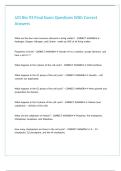 UCI Bio 93 Final Exam Questions With Correct Answers
