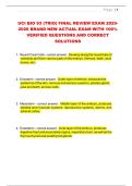 UCI BIO 93 &lpar;TRIO&rpar; FINAL REVIEW EXAM 2025-2026 BRAND NEW ACTUAL EXAM WITH 100- VERIFIED QUESTIONS AND CORRECT SOLUTIONS 