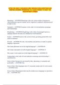 LETRS FOR EARLY CHILDHOOD NEW VERSION EXAM QUESTIONS AND VERIFIED ANSWERS PRESENTED IN A CLEAR FORMAT TO HELP YOU PASS WITHOUT STRESS