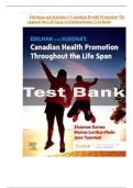 TEST BANK For Edelman and Kudzma's Canadian Health Promotion Throughout the Life Span&comma; 1st Edition by Dames&comma; Luctkar-Flude & Tyerman&comma; Verified Chapters 1 - 25&comma; Complete Newest Version