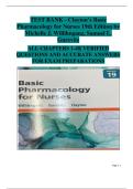 Clayton&rsquo;s Basic Pharmacology for Nurses &ndash; 19th Edition &lpar;Michelle J&period; Willihnganz & Samuel L&period; Gurevitz&rpar; &vert; Complete Test Bank with Verified Answers