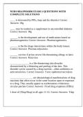 NURS 6024 PHARM EXAM 1 QUESTIONS WITH COMPLETE SOLUTIONS