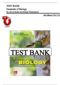 Test Bank &ndash; Essentials of Biology&comma; 6th Edition by Mader & Windelspecht &lpar;All 32 Chapters Covered&rpar;