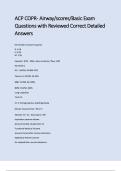 ACP COPR Airway Scores Basic Exam Questions 2025&sol;2026 &ndash; Reviewed Correct Detailed Answers with Step-by-Step Rationales for Full Certification Success