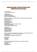NURS 8024 EXAM 2 STUDY SET WITH 100&percnt; VERIFIED SOLUTIONS 2026&excl;&excl;