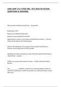 LAHC UNIT 3 & 4 &lpar;TEST DEC&period; 1ST&rpar; 2025&sol;26 ACTUAL QUESTIONS & ANSWERS&period;