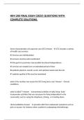HIM 200 FINAL EXAM &lpar;2025&rpar; QUESTIONS WITH COMPLETE SOLUTIONS&period;