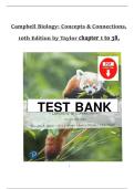 &colon; Test Bank for Campbell Biology&colon; Concepts & Connections 10th Edition &vert; Taylor &vert; Latest 2025-2026 Update