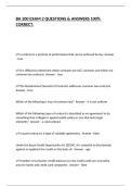 BA 200 EXAM 2 QUESTIONS & ANSWERS 100&percnt; CORRECT&period;