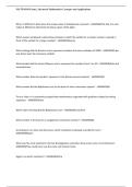 MATH 4109 Exam &vert; Advanced Mathematics Concepts and Applications