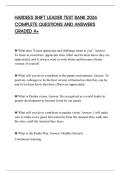 HARDEES SHIFT LEADER TEST BANK 2026 COMPLETE QUESTIONS AND ANSWERS GRADED A&plus;